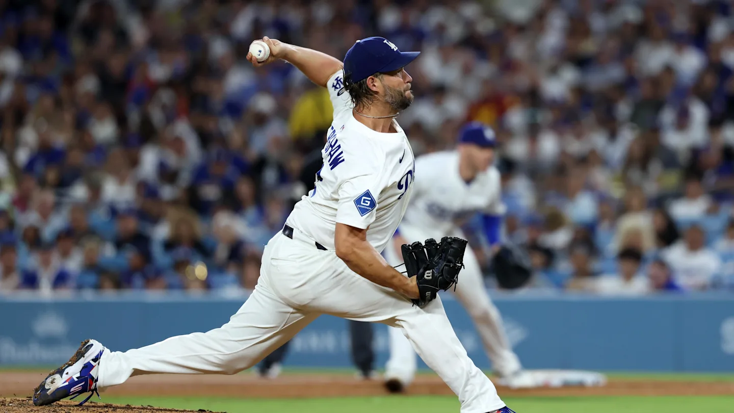Featured image for Dodgers' Kershaw Celebrated as Team Secures Playoff Spot