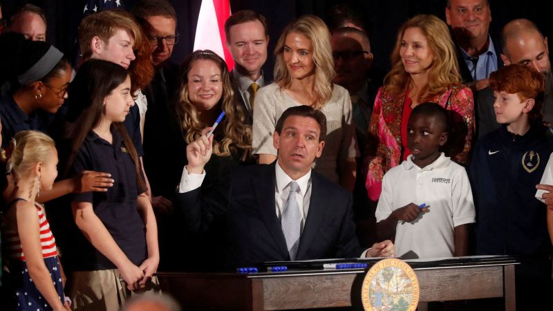 Featured image for DeSantis signs Florida's record-breaking budget with tax breaks and pay raises.