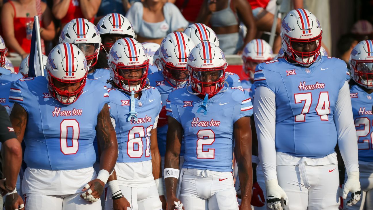 Featured image for NFL Cracks Down on University of Houston for Unauthorized Use of Oilers-Inspired Uniforms