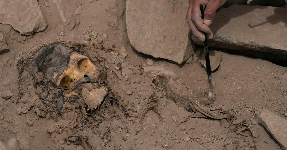 Featured image for Peruvian archaeologists discover ancient mummy buried in unexpected locations.