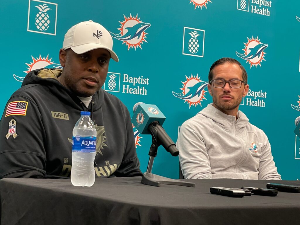 Featured image for Miami Dolphins Part Ways with GM Grier, McDaniel to Finish Season
