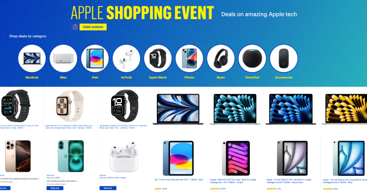 Featured image for Apple Launches Major Back-to-School Sale with Record-Low Prices on MacBooks, iPads, and AirPods