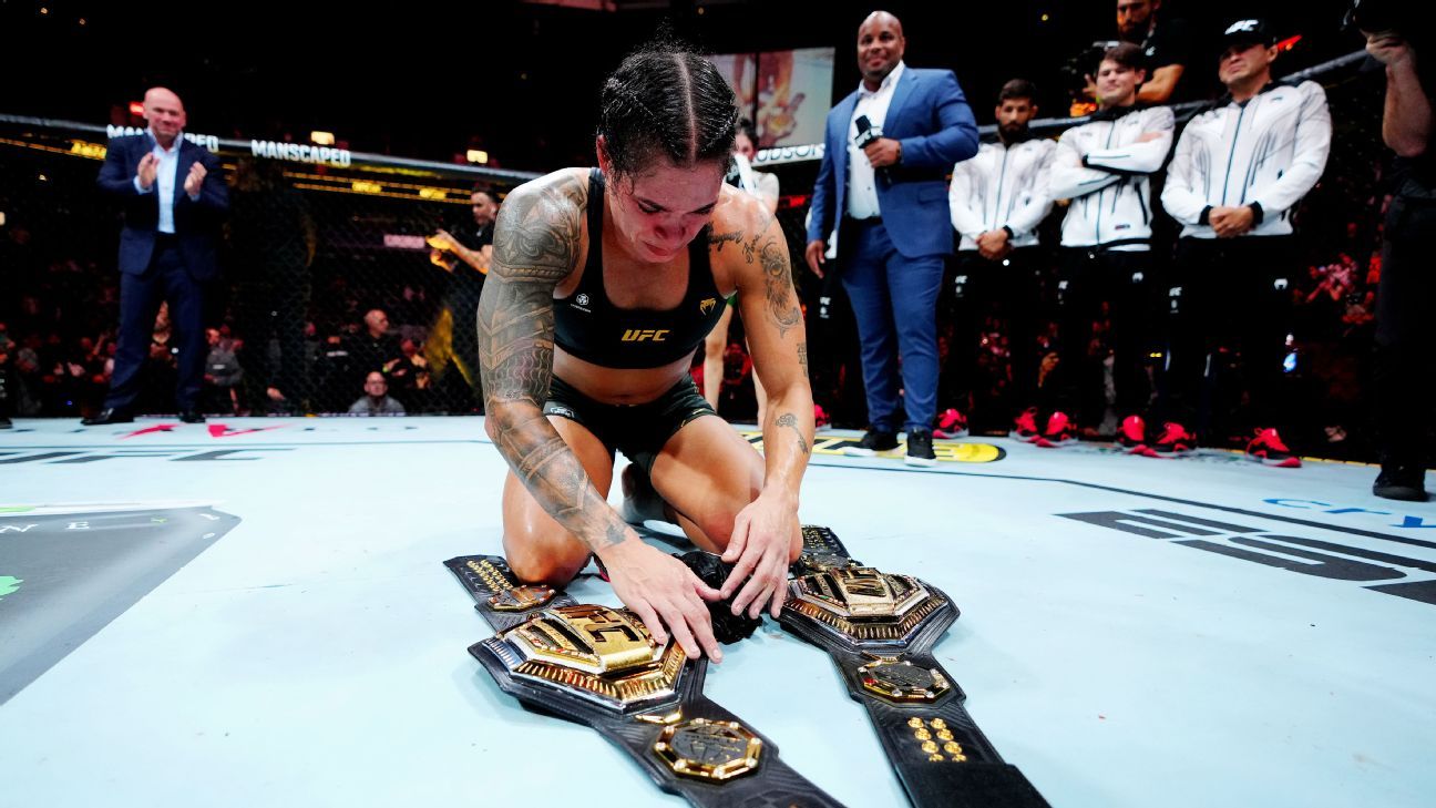 Featured image for Amanda Nunes announces retirement after dominant win at UFC 289.