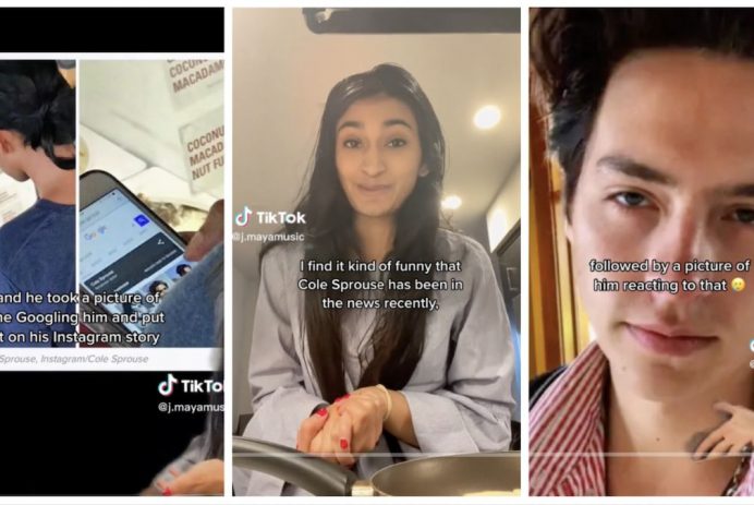 Featured image for Awkward Encounter: Woman Meets Cole Sprouse at Ice Cream Shop.