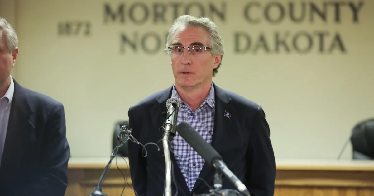 Featured image for North Dakota governor signs ban on transgender health care for minors.