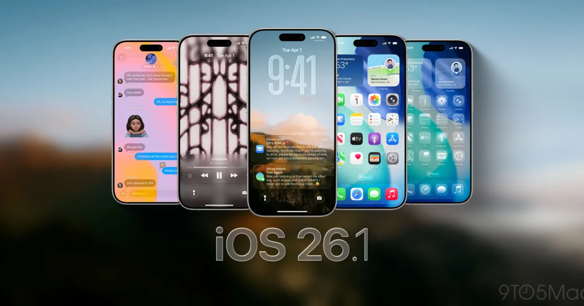 Featured image for Apple Launches iOS 26.1 and macOS Tahoe 26.1 with New Features