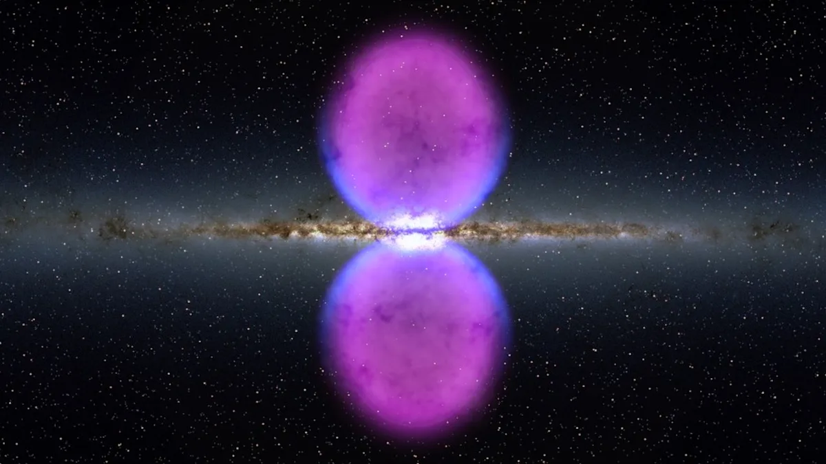 Featured image for Unusual 'Ice Cube' Clouds at Galaxy's Center Suggest Recent Black Hole Explosion