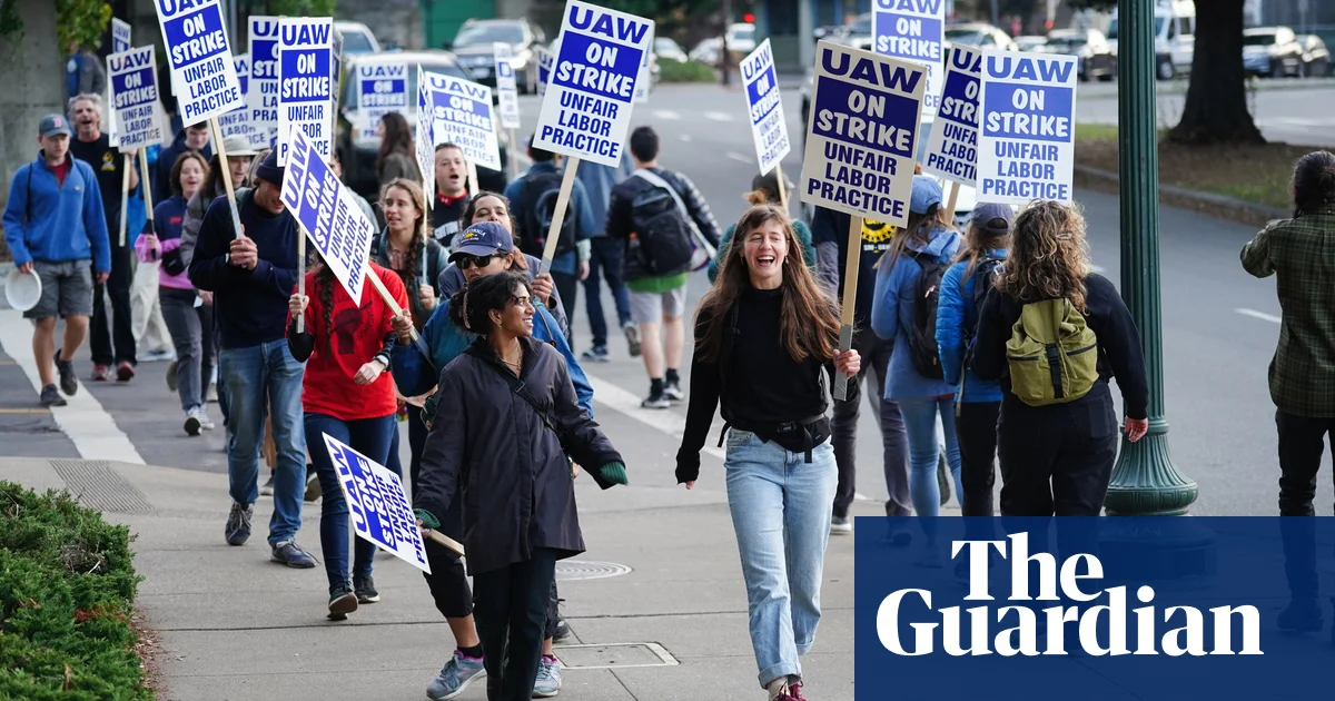 Featured image for US universities hit by wave of strikes as staff struggle.