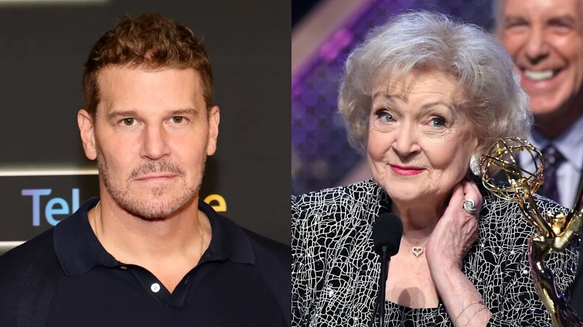 Featured image for David Boreanaz Recalls Betty White's Bold Reaction to Meeting Him